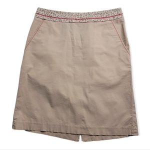 Elevenses Blush Floral Peep Skirt